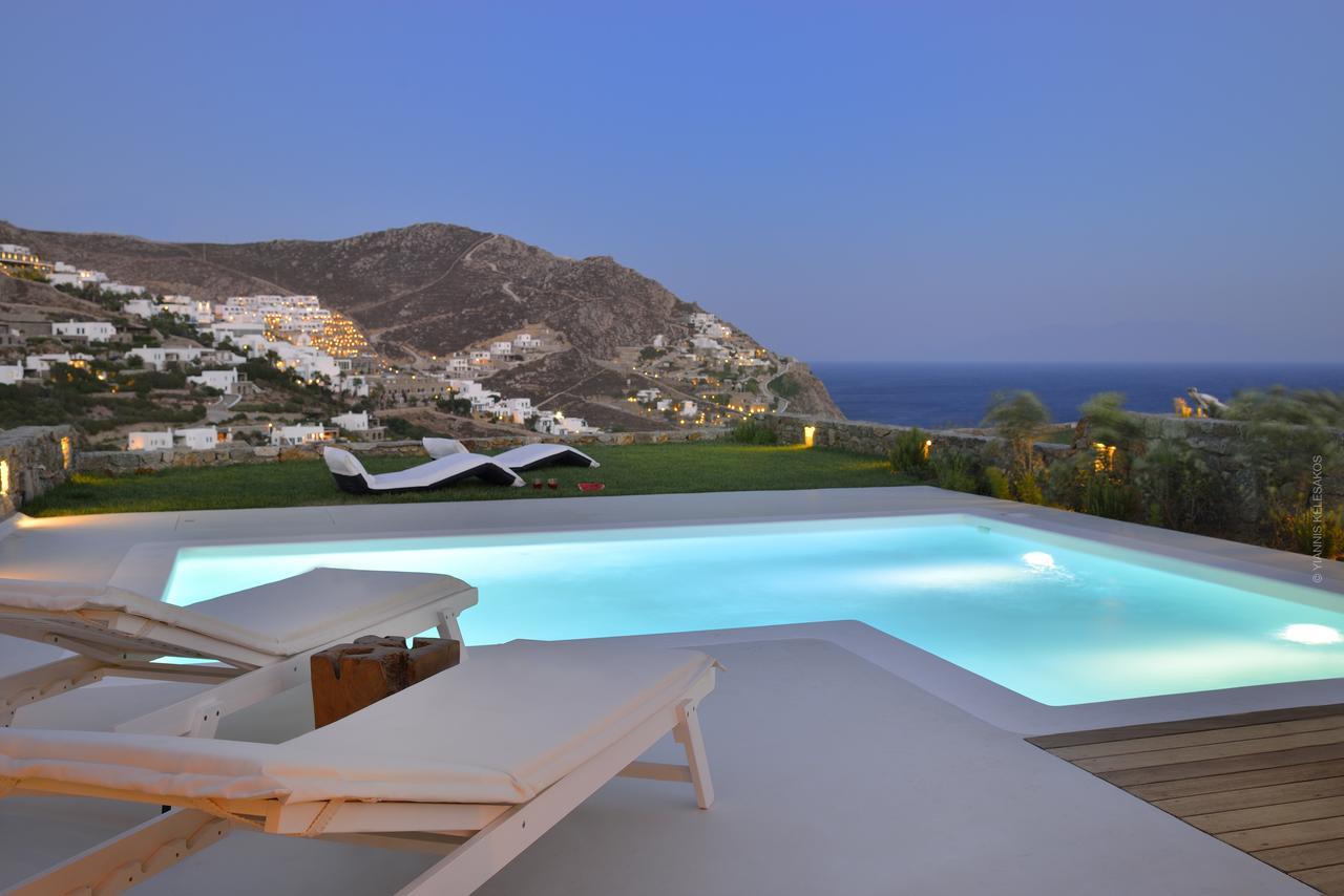 Villa Castalia By Thalassa Residence Mykonos Elia  Bagian luar foto