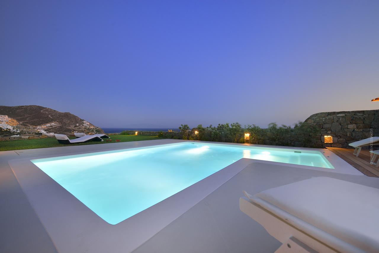 Villa Castalia By Thalassa Residence Mykonos Elia  Bagian luar foto